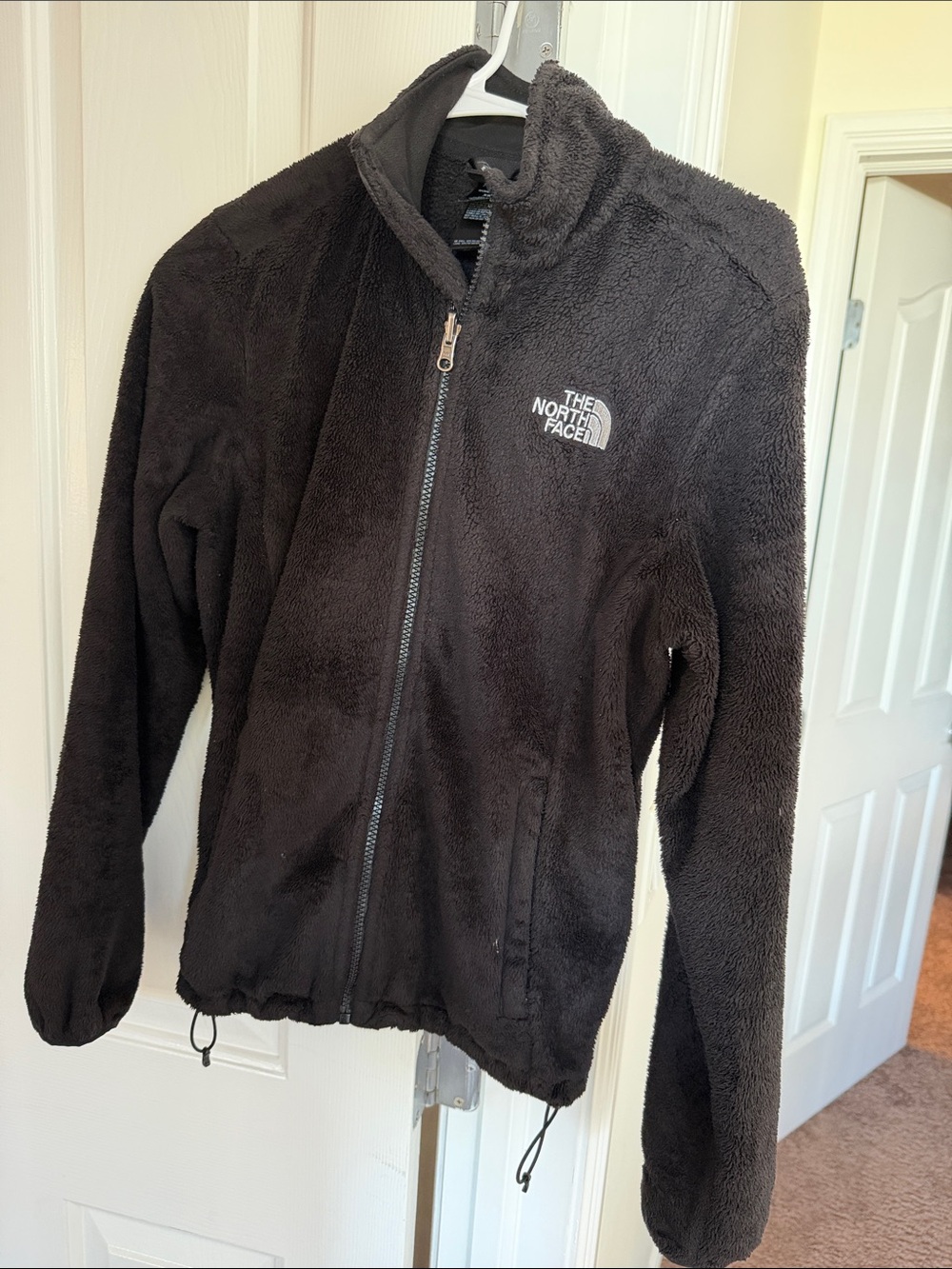 The North Face Black Plush Full-Zip Fleece Jacket